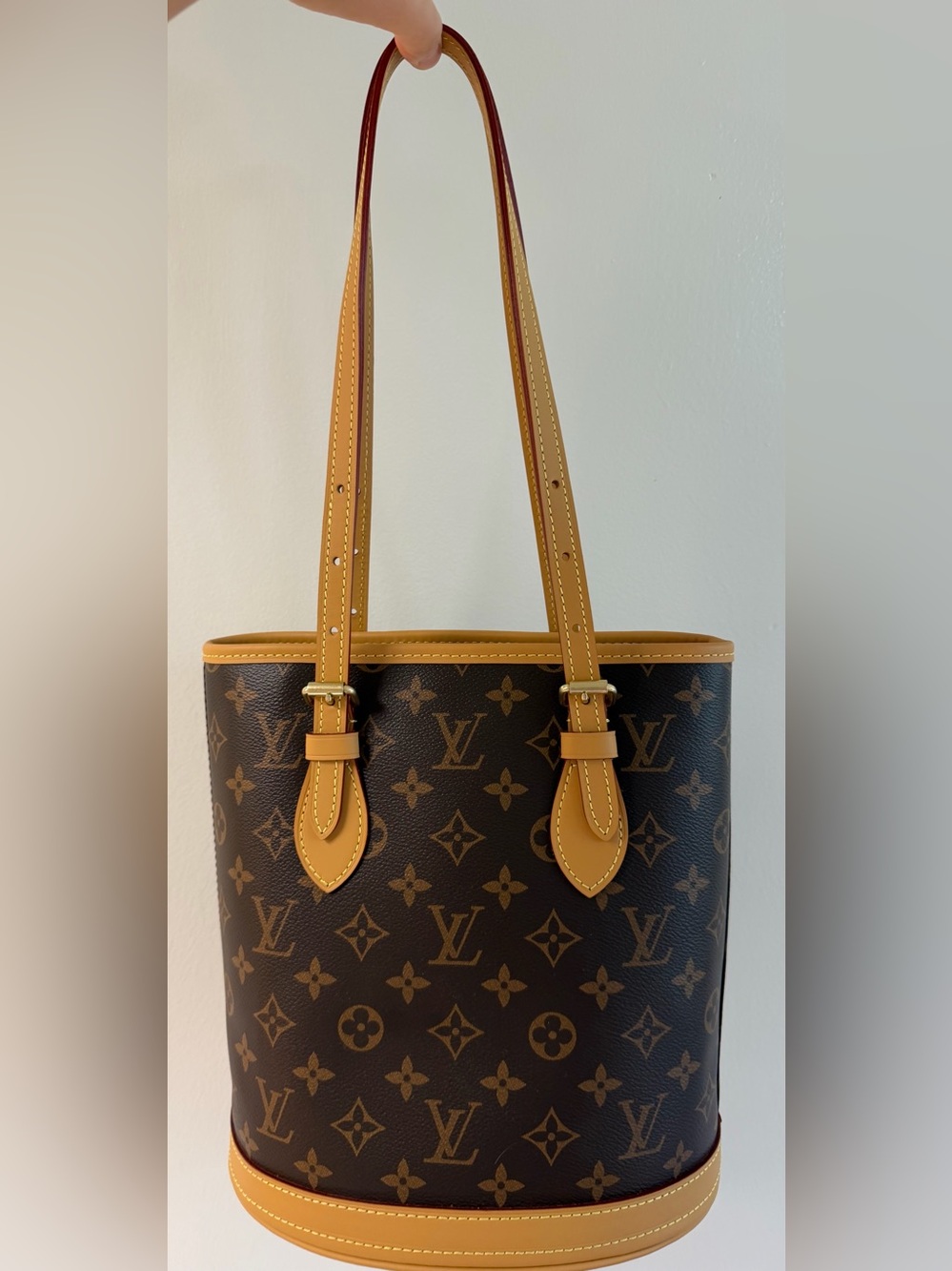Unbranded LV Monogram Canvas Petit bucket bag